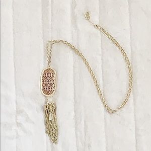 Kendra Scott Filigree Rayne Long Pendant Necklace